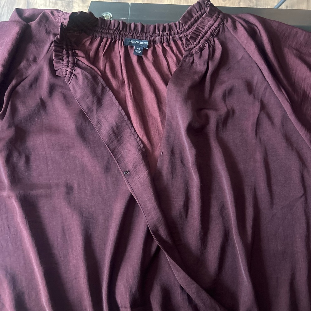 Banana Republic Rich Brown Blouse - Picture 8 of 16
